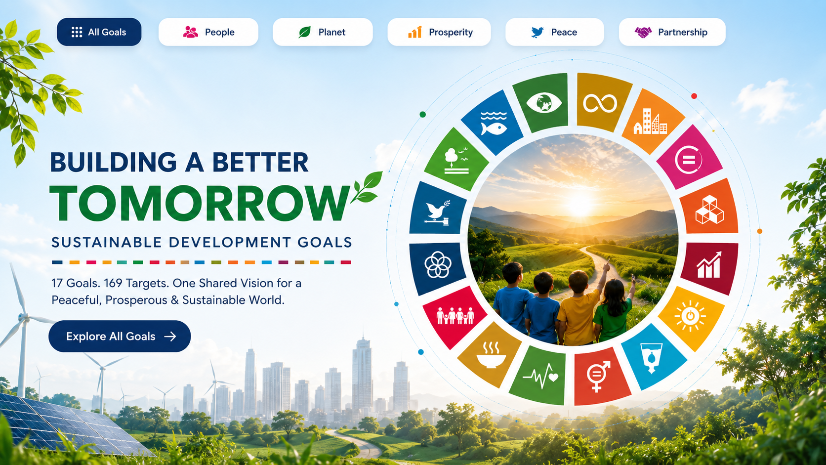 Sustainable Development Goals - Building a Better Tomorrow